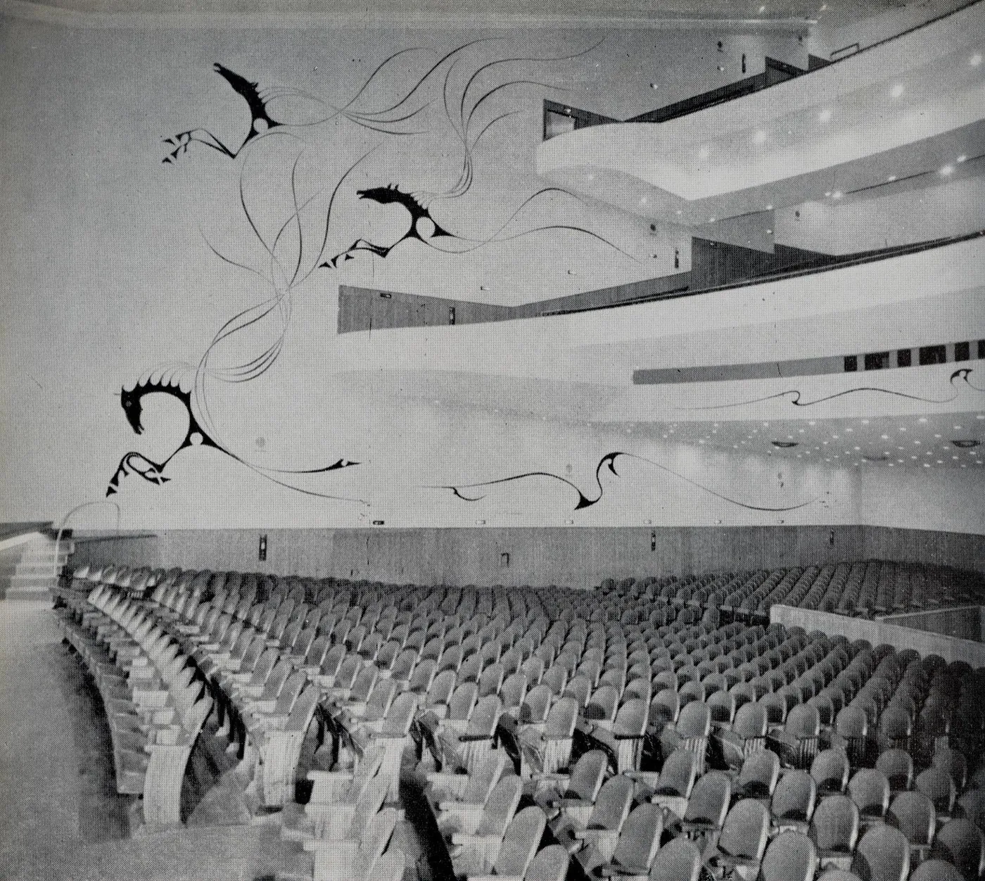 Plateia do Cine Paissandu em 1958
